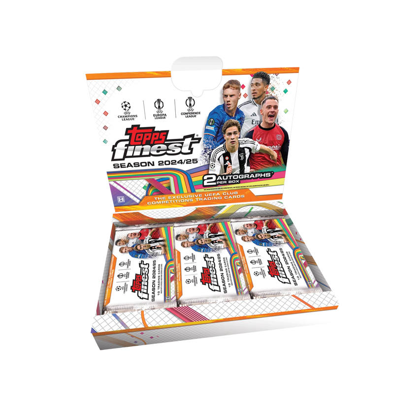 Topps 2024 25 European War UCC Finest Champions League Europa League, Soccer Player Cards Sports Cards Whole Box