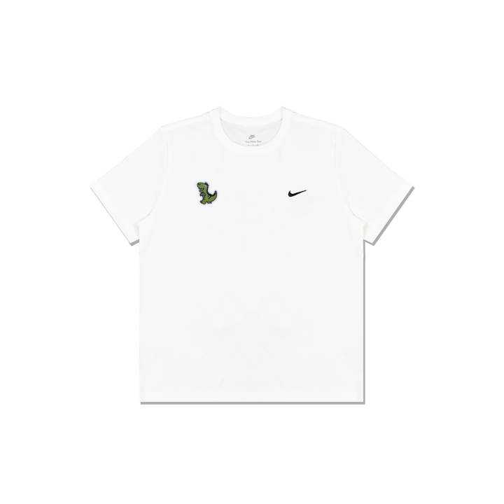 Nike Nike Sportswear T Shirts Men's White Crew Neck Moderate Straight Fit