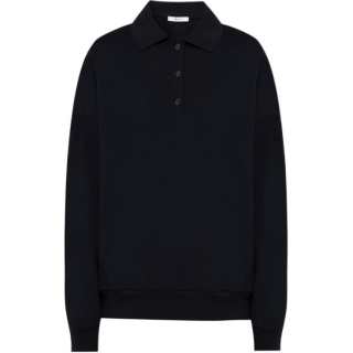 The Row Button Detailed Long-Sleeved Sweatshirt