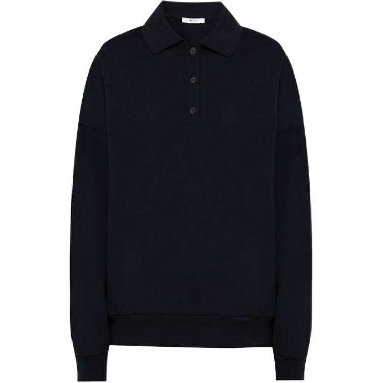 THE ROW The Row Button Detailed Long-Sleeved Sweatshirt