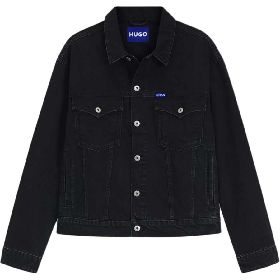 HUGO BOSS Hugo Boss logo-plaque denim jacket