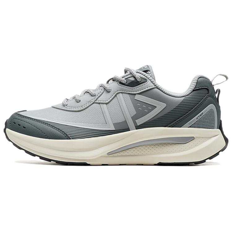 XTEP XTEP Lightweight Coverage Low top Casual Shoes Men's Charcoal Gray Green