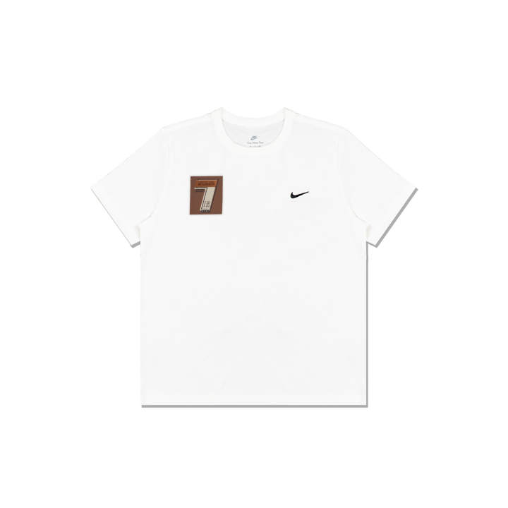 Nike Nike T Shirts Men's White Crew Neck Moderate Straight Fit
