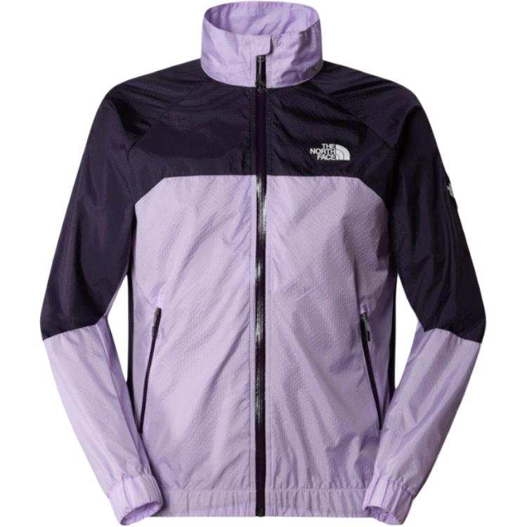 THE NORTH FACE Jackets Men's Light Purple/Purple Crystal Stand Collar Moderate Other