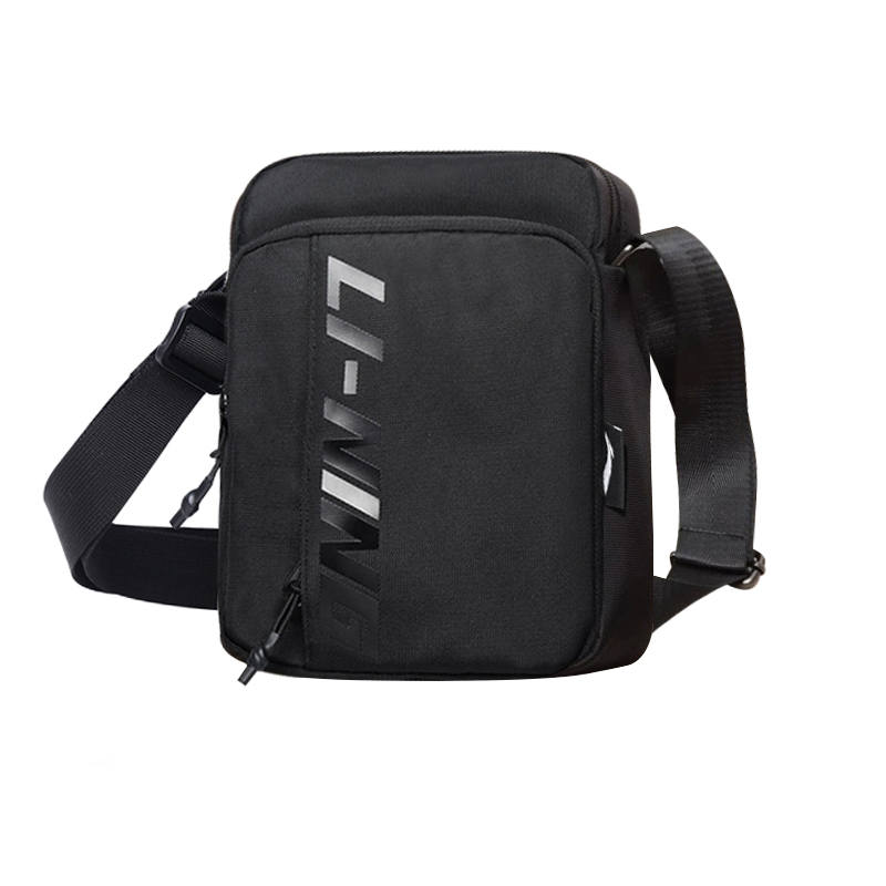 Li-Ning Li Ning Oxford With Polyester Shoulder Bag, Crossbody Bag Unisex Black