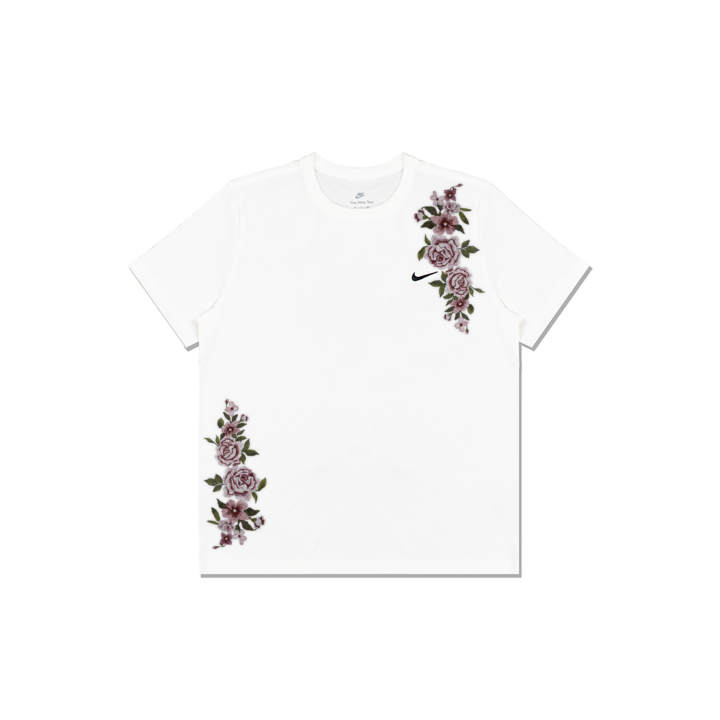 Nike Nike Sportswear T Shirts Men's White Crew Neck Moderate Straight Fit