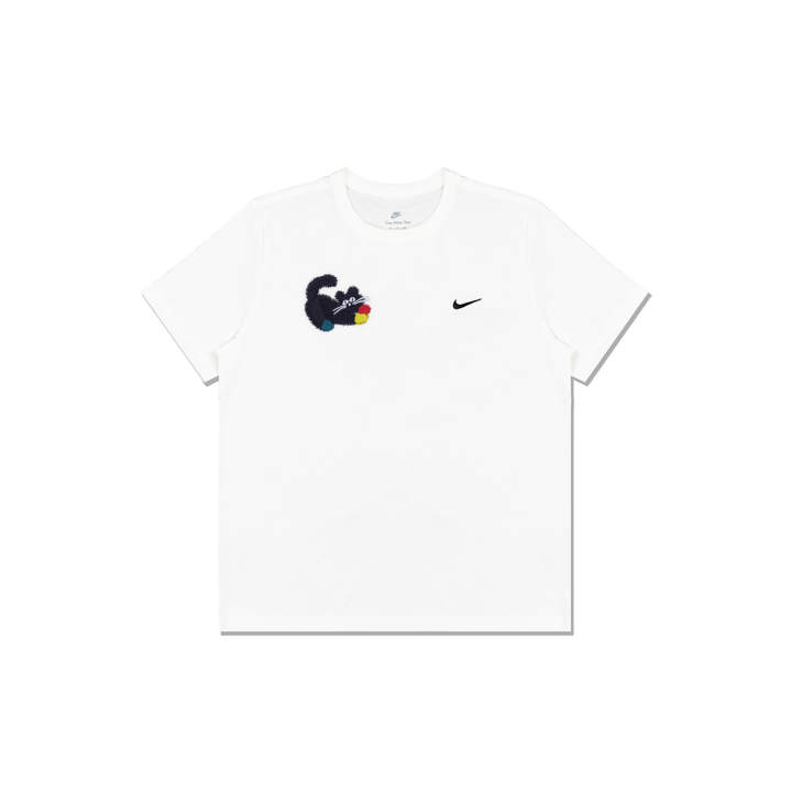 Nike Nike T Shirts Men's White Crew Neck Straight Fit