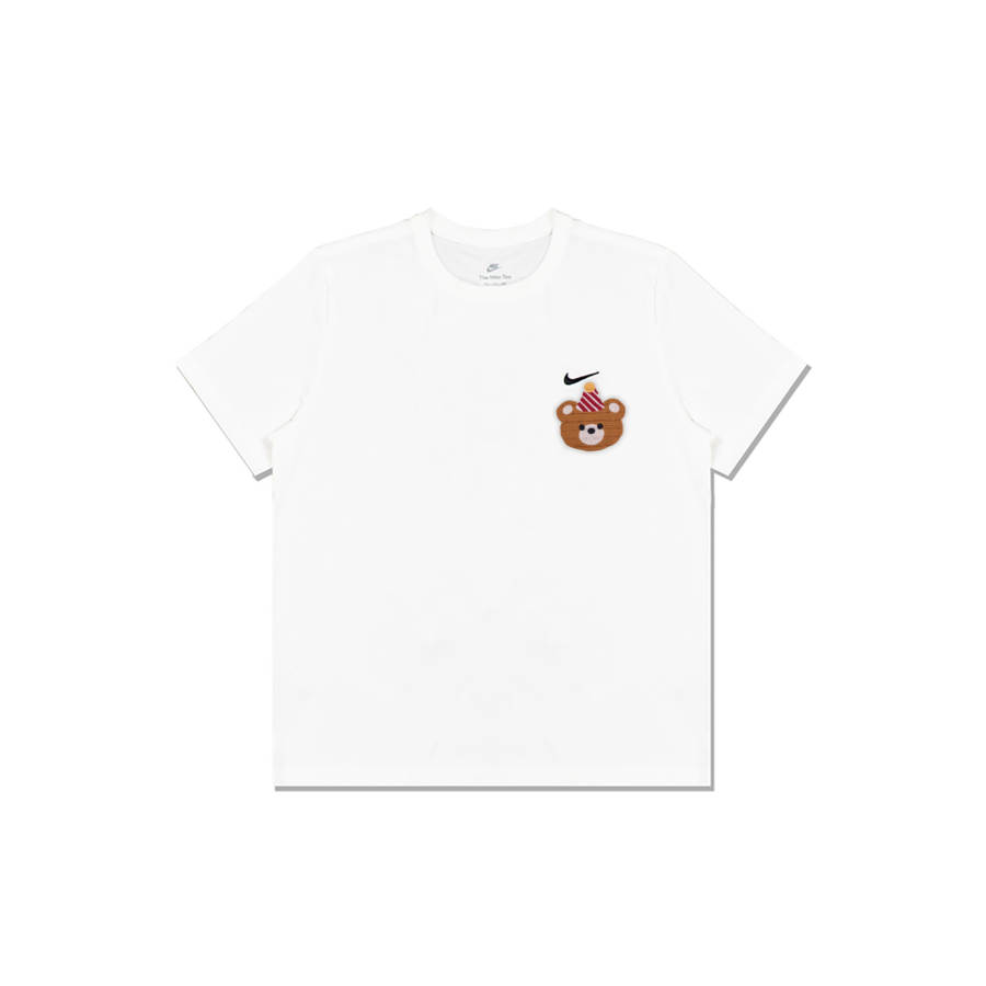 Nike Nike T Shirts Men's White Crew Neck Moderate Straight Fit
