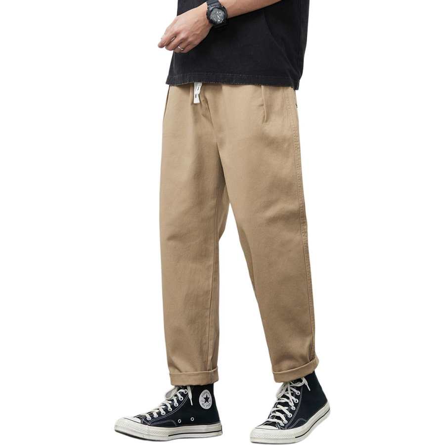 Tonlion Casual Pants Men's Khaki