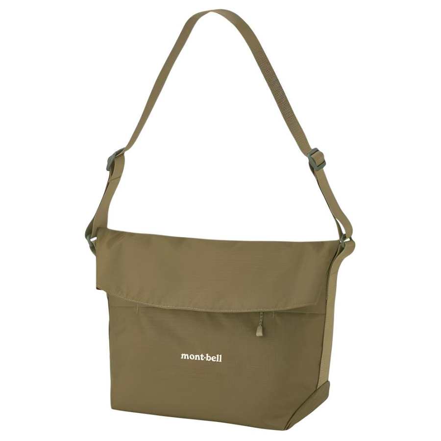 MONTBELL Nylon Shoulder Bag Unisex Khaki
