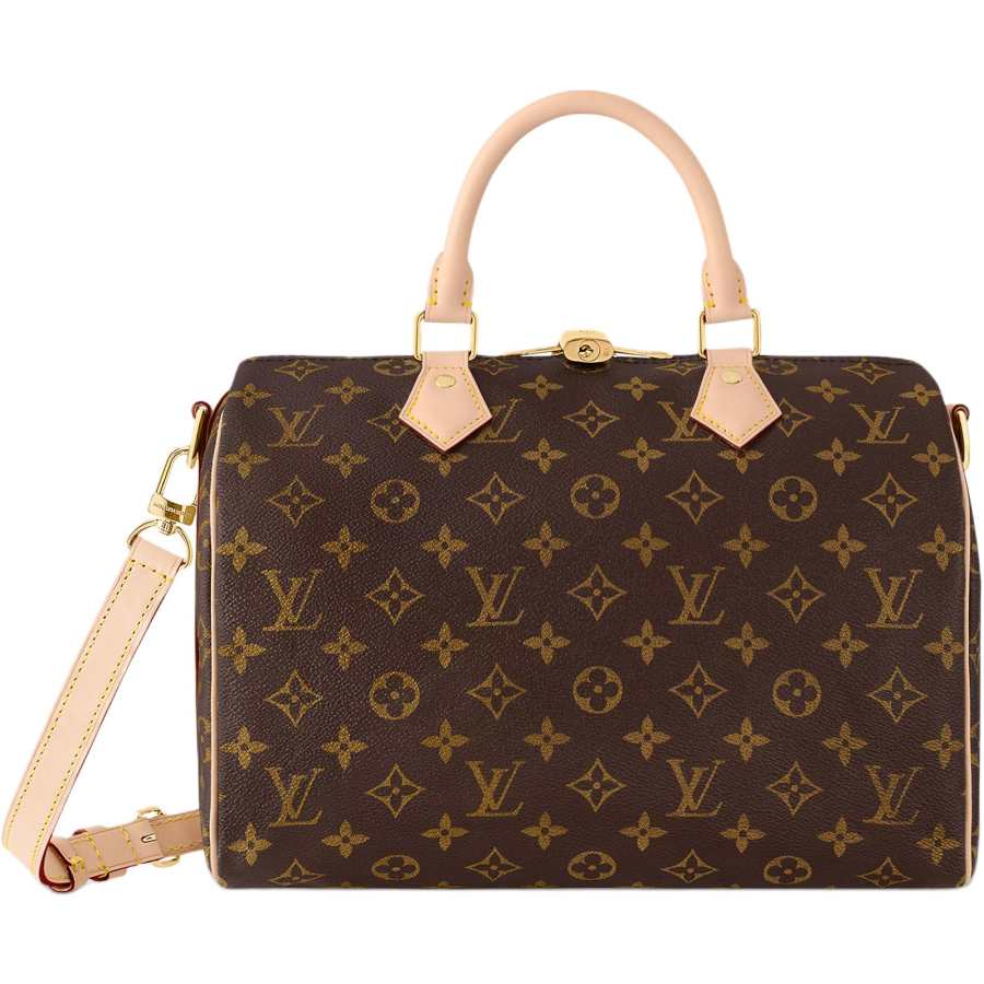 LOUIS VUITTON Coated Canvas Pillow Bag One Shoulder Crossbody Handheld Travel Bag Women's Brown