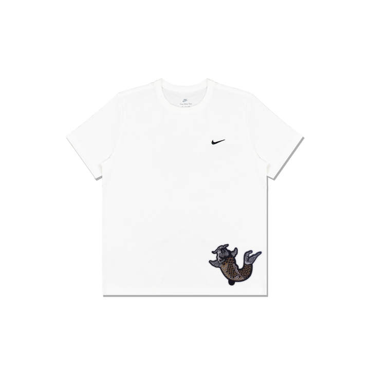 Nike Nike T Shirts Men's White Crew Neck Straight Fit