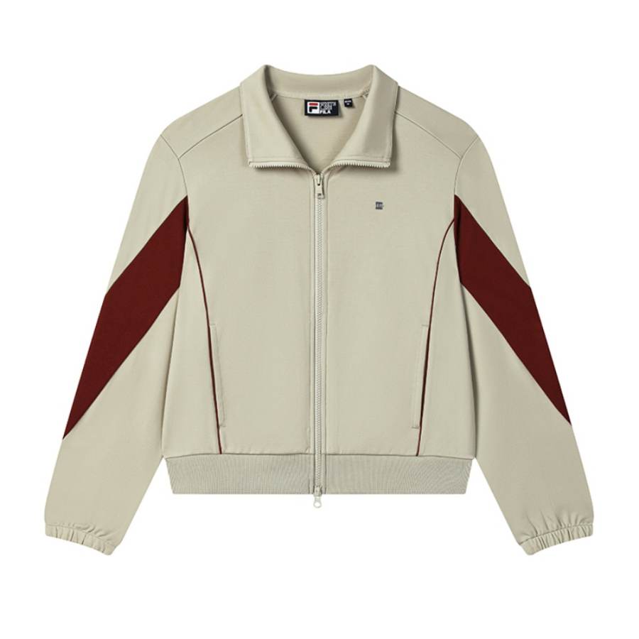 FILA WHITE Jacket Women's Tide Foam Gray