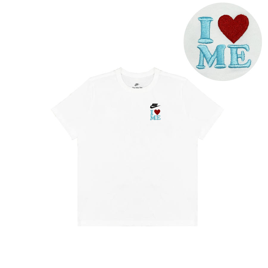Nike Nike T Shirts Unisex White Crew Neck Moderate Straight Fit
