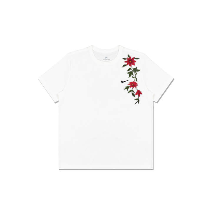 Nike Nike Sportswear T Shirts Men's White Crew Neck Moderate Straight Fit