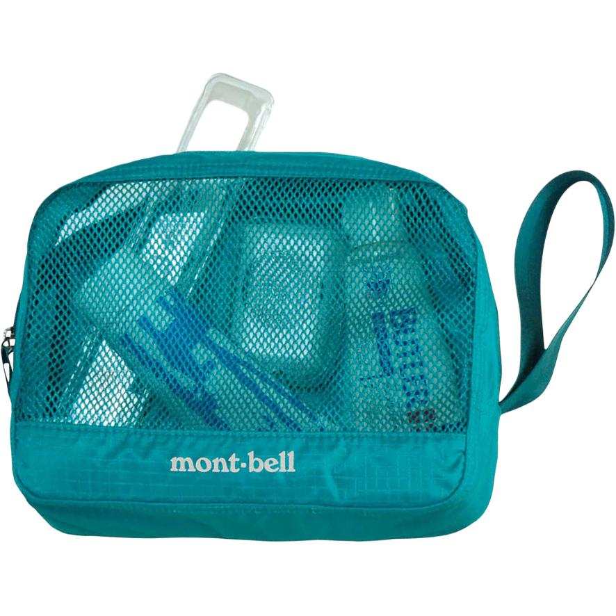 MONTBELL Nylon Travel Storage Bag Trumpets Unisex Turquoises Blue