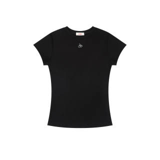 Kirsh T Shirts Women's Crew Neck Thin Nipped In Waist