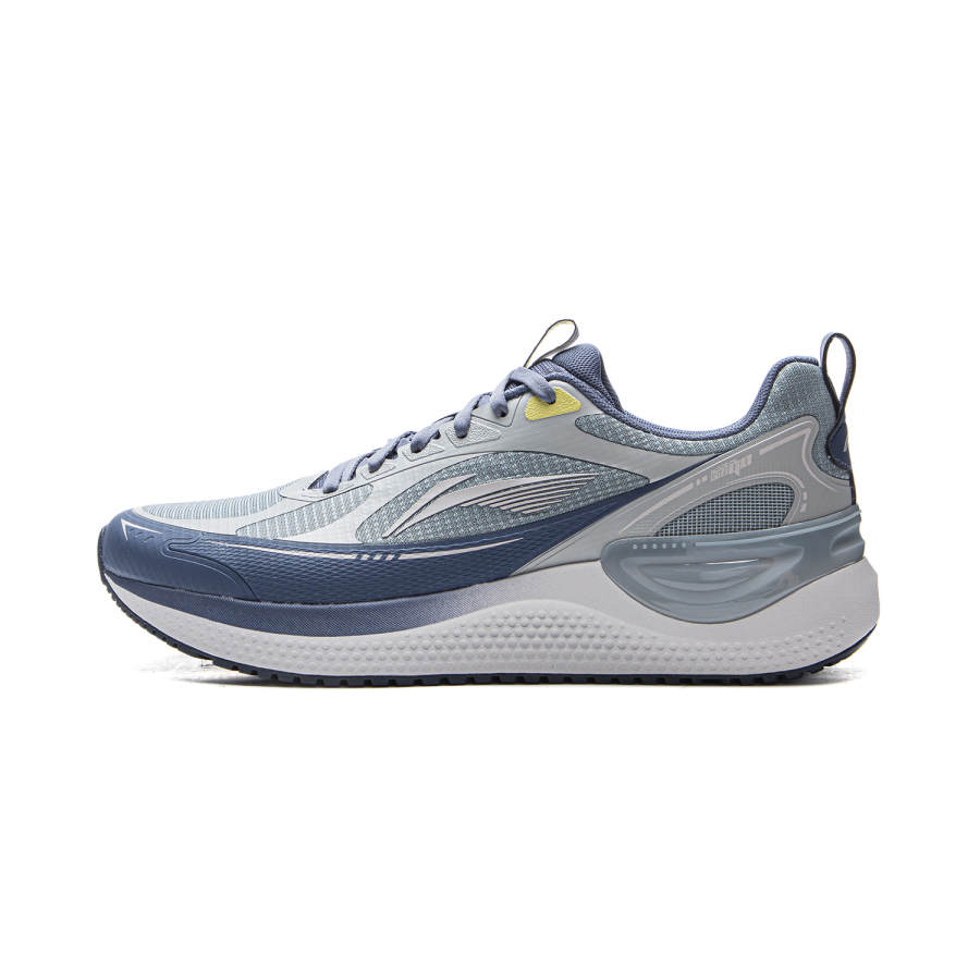 Li-Ning Li Ning Easy to Adapt 2 Cushioning Slip Resistant Abrasion Resistant Breathable Low top Running Shoes Men's Gray Blue