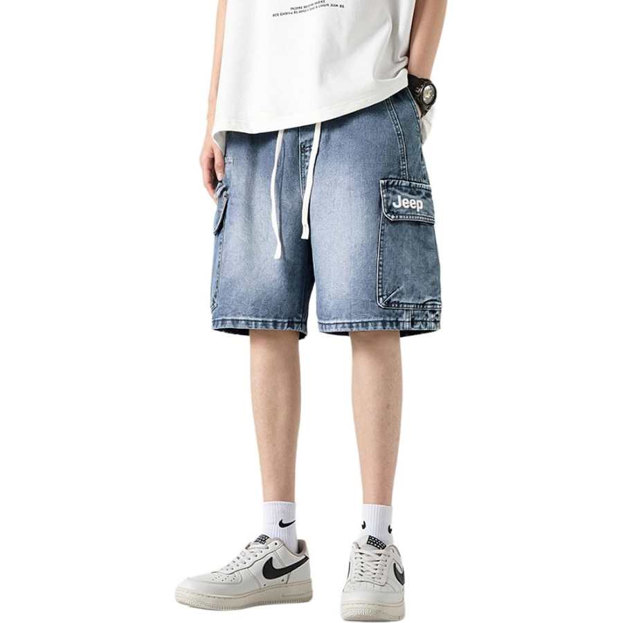 Jeep Moxima Lifestyle Denim Shorts Unisex