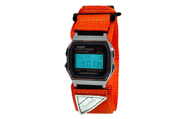CASIO CASIO Custom Collection Quartz Movement Nylon Strap Watch Men's Watches Black Dial
