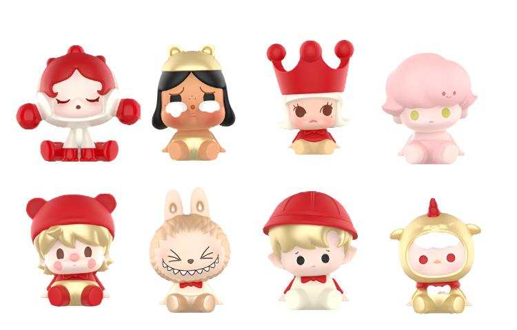 POP MART POP MART DIMOO,SKULLPANDA,LABUBU,MOLLY Bubbles Cute Beads 2024 Sitting Posture Collection Mystery Boxes