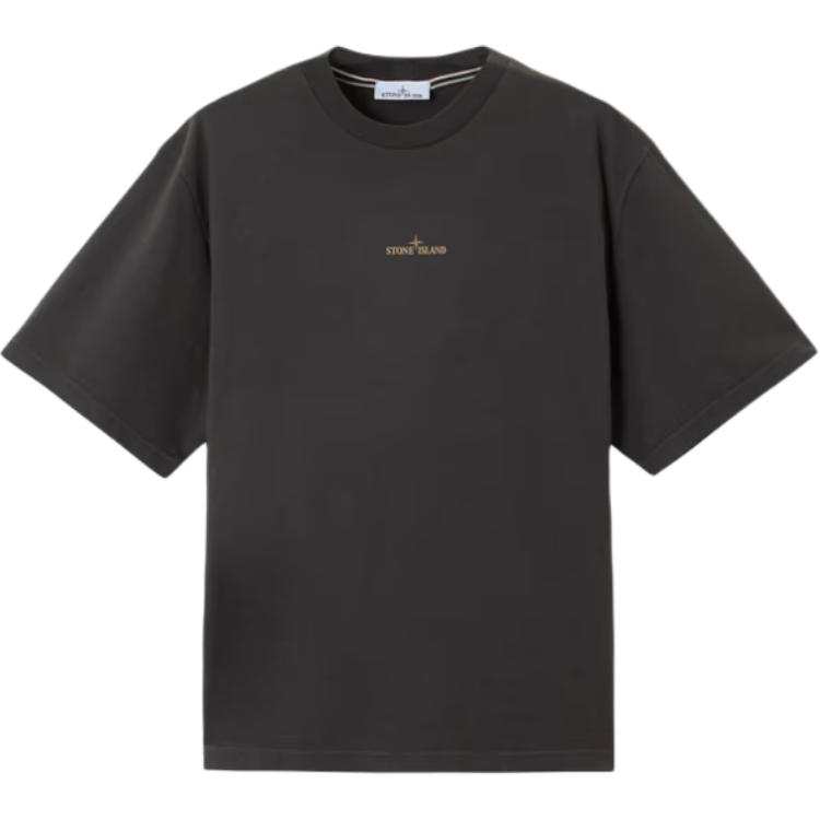 STONE ISLAND Compass Printed Crewneck T Shirt
