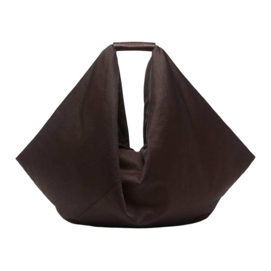 MM6 Maison Margiela Cotton Tote Bag, Shopping Bag, Handbag Regular Women's Brown