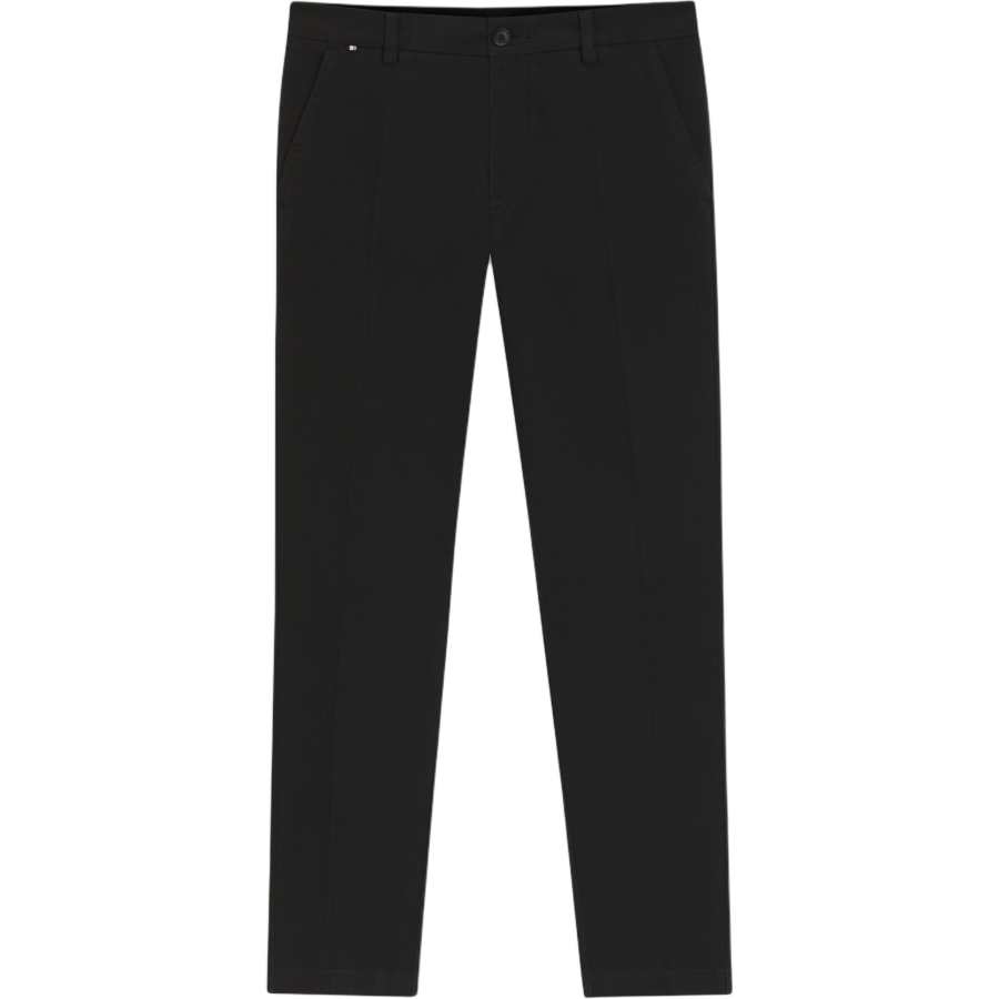 HUGO BOSS Casual Pants Men's Black Moderate Straight Fit Pants