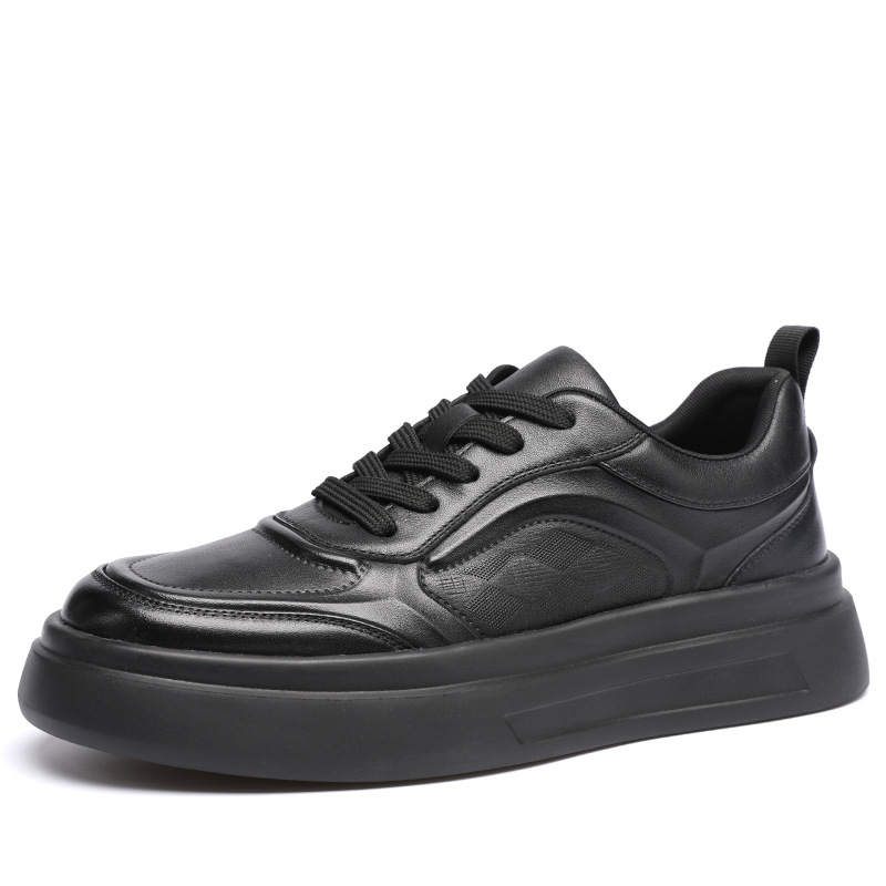 H2 Top Grain Cow Leather Low top Skateboard Shoes Men's