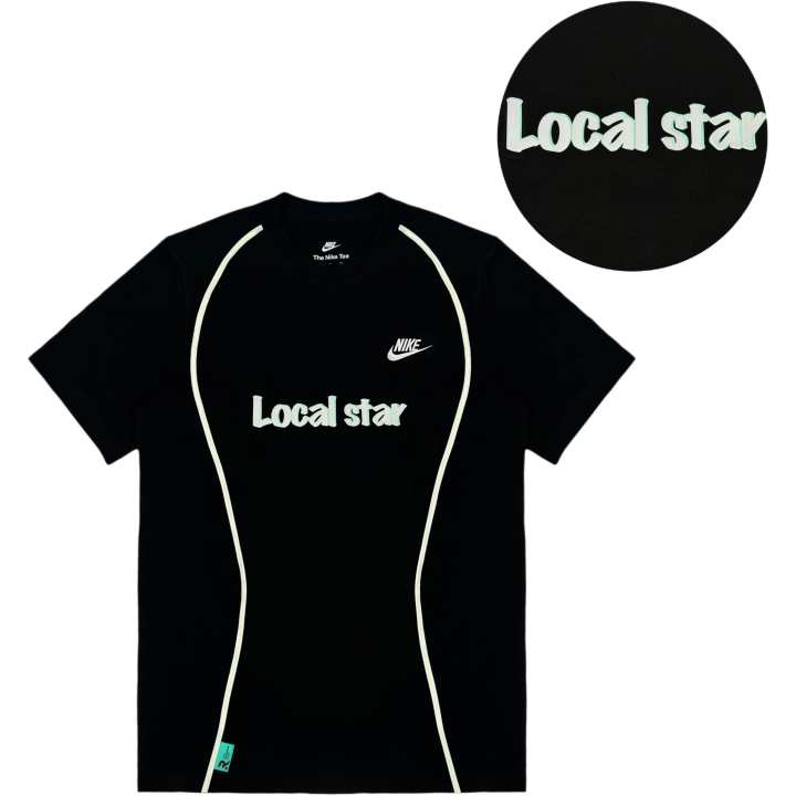Nike Nike Swoosh Local Star Celebrity T Shirt Unisex Black