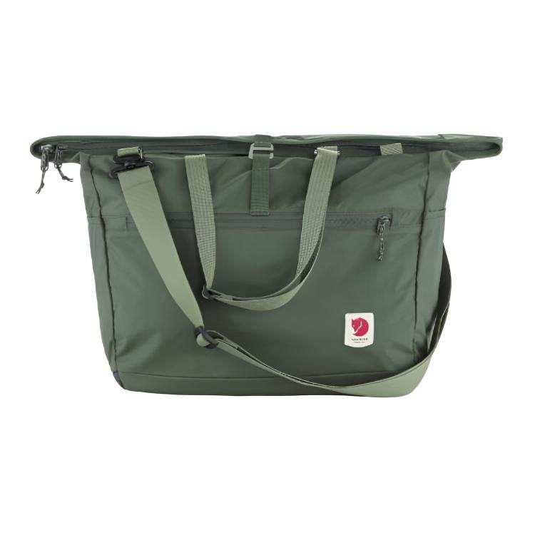 Fjallraven Nylon Tote Bag, Handbag Regular Unisex Mountains Green