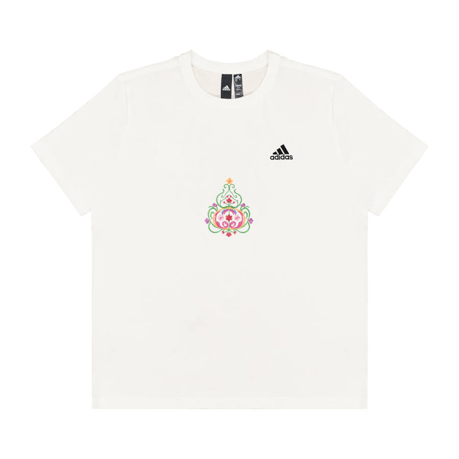 Adidas Adidas T Shirts Unisex White Crew Neck Moderate Straight Fit