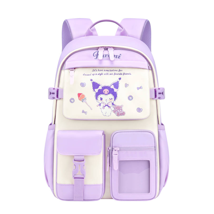 Sanrio Kuromi Polyester Backpack Regular Women's Purple