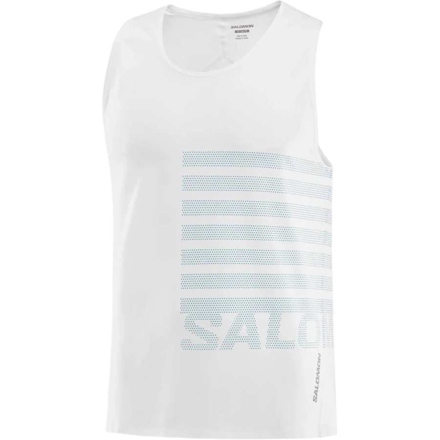 SALOMON SENSE AEROGRAPHIC Tank Top Men's White