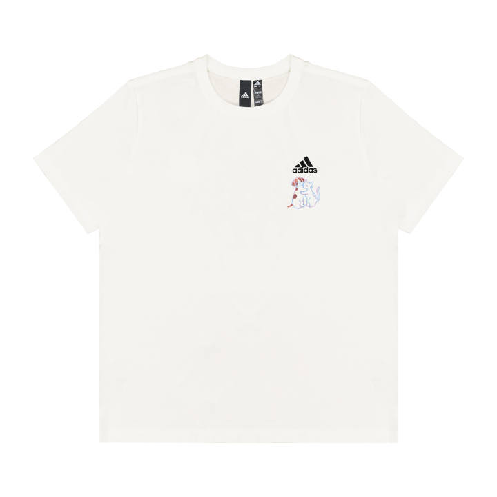 Adidas Adidas T Shirts Unisex White Crew Neck Moderate Straight Fit