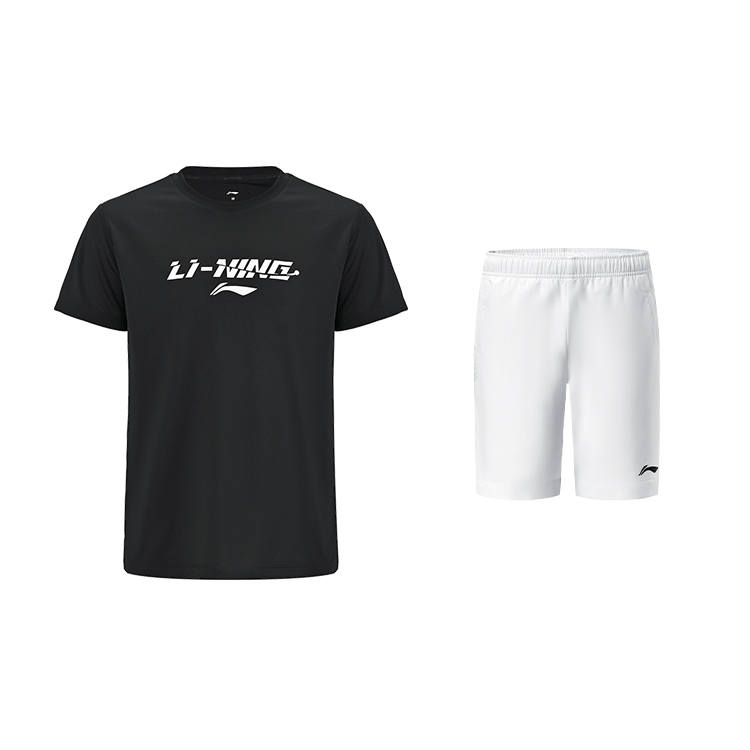 Li-Ning Li Ning Casual Sportswear Unisex Black White