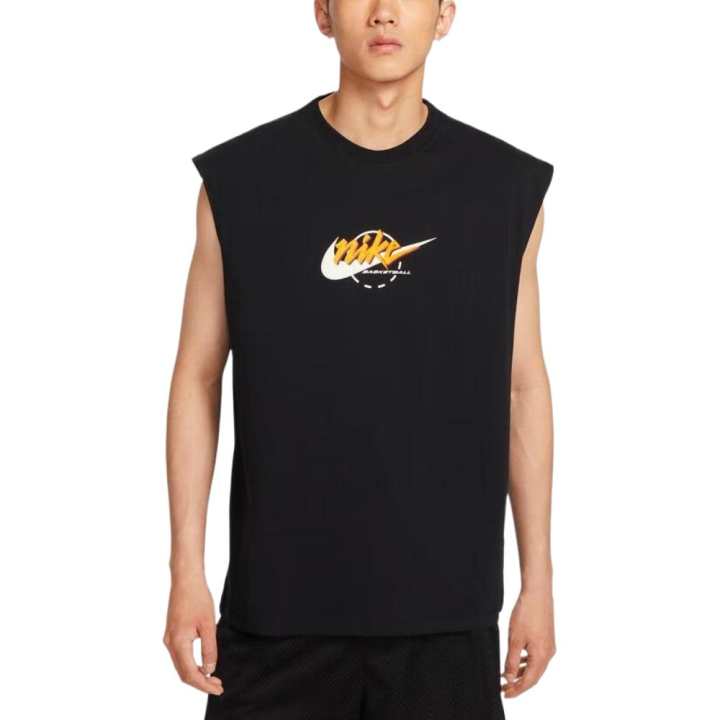 Nike Nike Tank Tops Men's Black Crew Neck Moderate Other