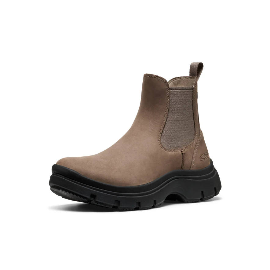 Keen Kosa Leather Short Chelsea Boots Women's Brown