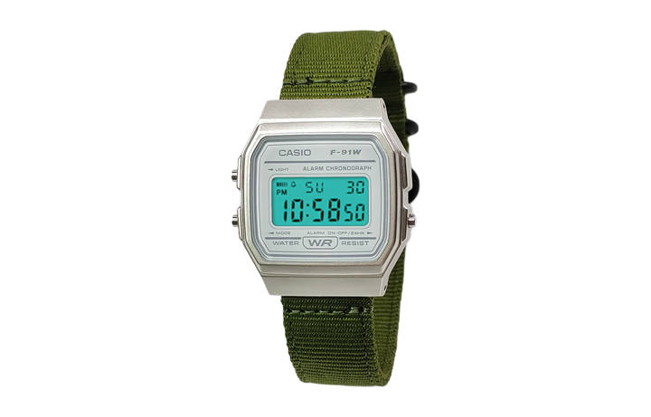 CASIO CASIO Custom Collection Quartz Movement Nylon Strap Watch Women's Watch White Dial