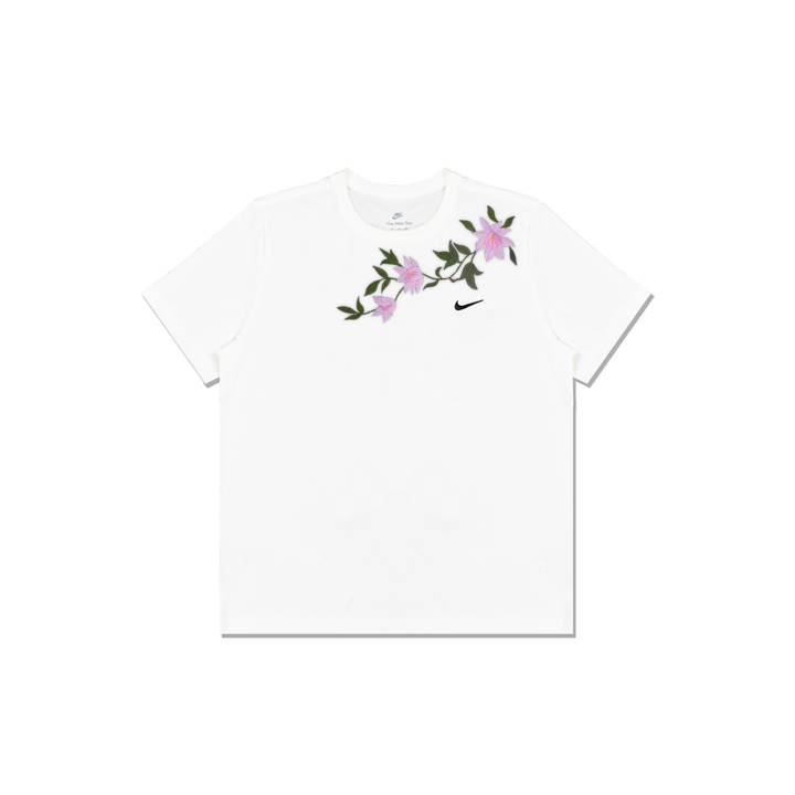 Nike Nike T Shirts Men's White Crew Neck Moderate Straight Fit