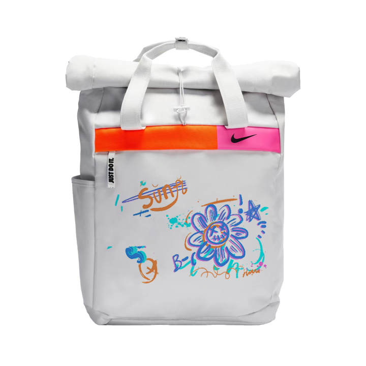 Nike Nike Fabric Backpack Regular Unisex Light Silver Gray