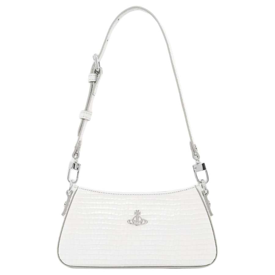Vivienne Westwood Calfskin Shoulder Bag Regular Women's White