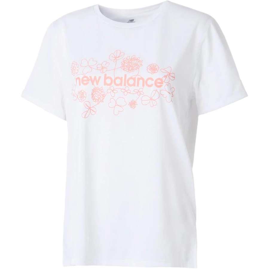 New Balance New Balance Regular T Shirt Women's White