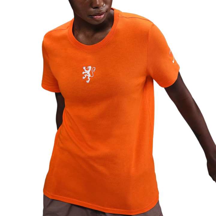Nike Nike T Shirts Women's Safety Orange Crew Neck Moderate