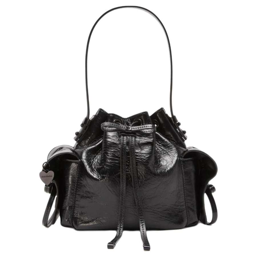 Acne Studios Acne Studios Cow Leather Shoulder Bag Mini Women's Black