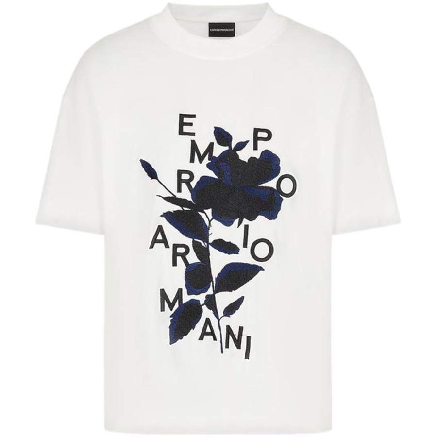EMPORIO ARMANI SS23 T Shirt Men's White