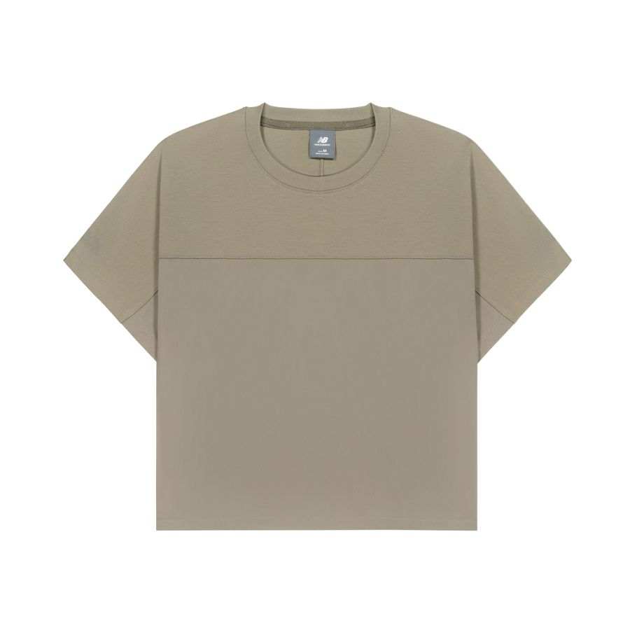 New Balance New Balance T Shirts Women's Yellow Crew Neck Moderate