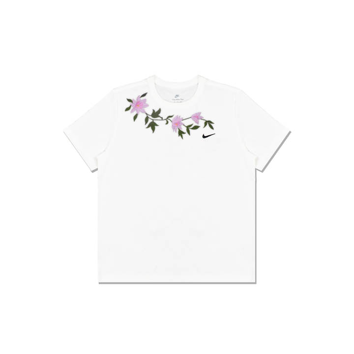 Nike Nike T Shirts Men's White Crew Neck Moderate Straight Fit