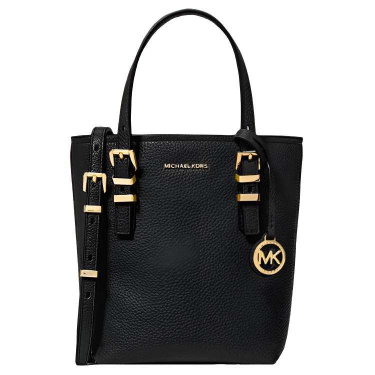 MICHAEL KORS Quinn Leather One Shoulder Handbag Mini Women's Black