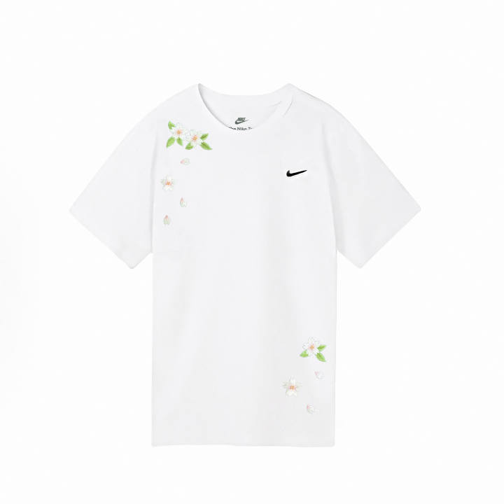 Nike Nike Dri Fit T Shirts Unisex White Crew Neck Moderate